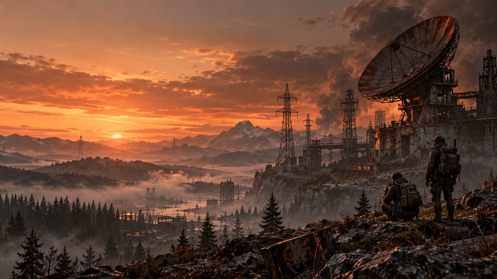 Industrial wasteland and survivors